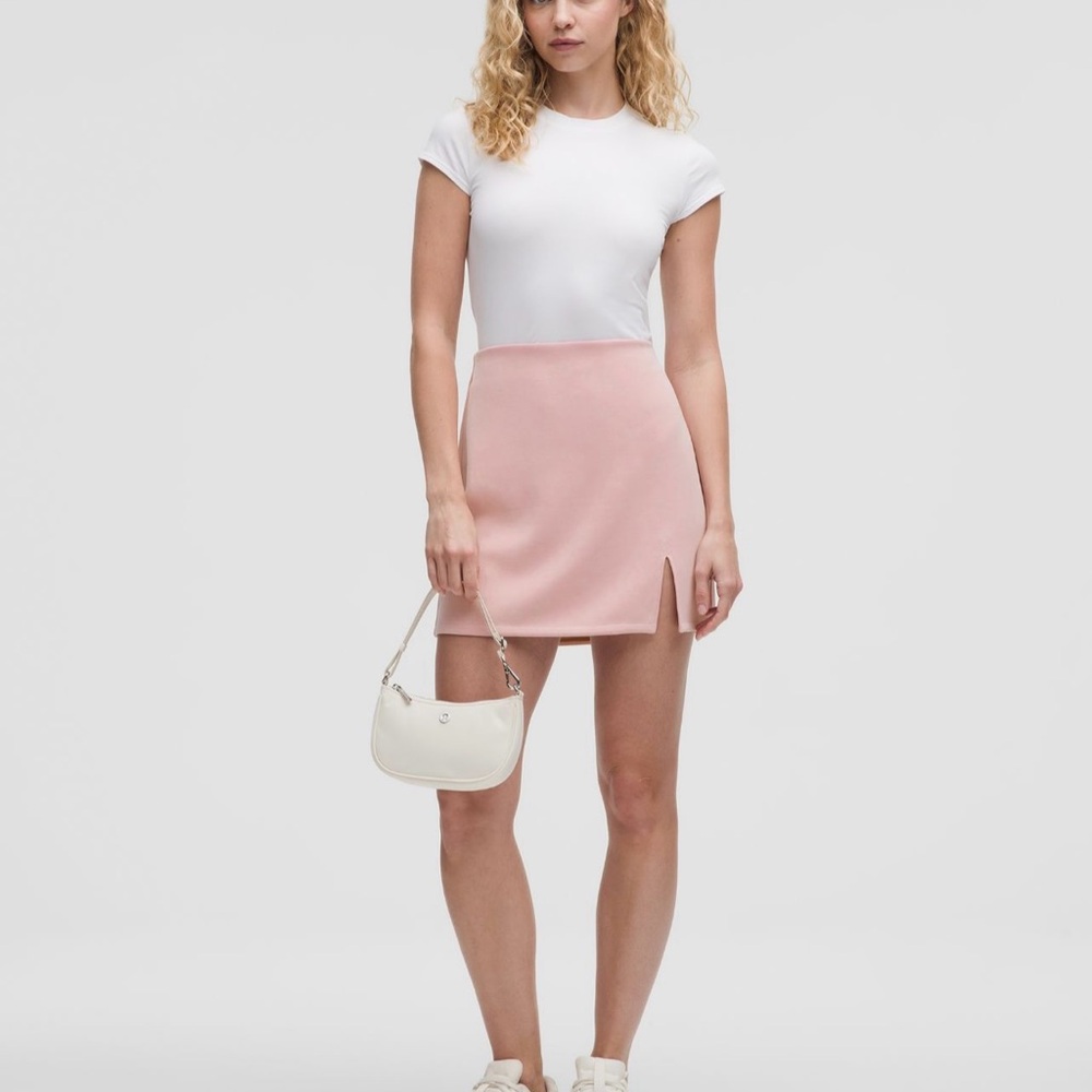 Lululemon Softstreme High-Rise Mini Skirt PKHZ